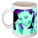 Mug pop'art personnalisé avec votre photo Mug pop'art personnalisé avec votre photo