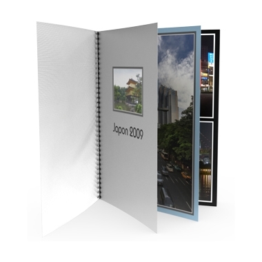 Livre Photo spirales A4 portrait Livre Photo spirales A4 portrait