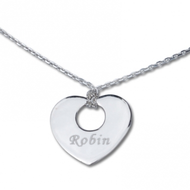 Collier coeur personnalisé Collier coeur personnalisé
