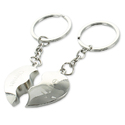 Porte clés coeurs duo gravés Porte clés coeurs duo gravés