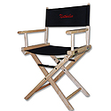 Fauteuil de metteur en scène brodé Fauteuil de metteur en scène brodé