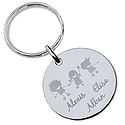Porte-clés silhouette personnalisé Porte-clés silhouette personnalisé