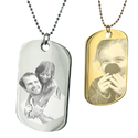 Pendentif plaque photo Pendentif plaque photo