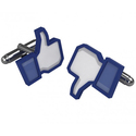 Boutons de manchette Facebook Boutons de manchette Facebook