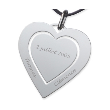 Pendentif double coeur Pendentif double coeur