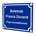Plaque de rue personnalisée texte Plaque de rue personnalisée texte