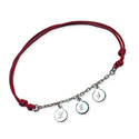 Bracelet 3 mini médailles gravées Bracelet 3 mini médailles gravées