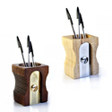 Pot à crayons taille crayons bois Pot à crayons taille crayons bois