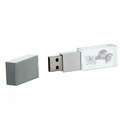 Clé USB en verre gravée Clé USB en verre gravée