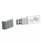Clé USB en verre gravée