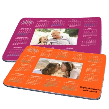 Tapis de souris calendrier 2017 Tapis de souris calendrier 2017