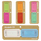 Bloc-notes design tickets