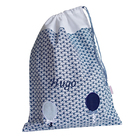 Sac à linge brodé ballons bleus