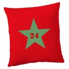 Coussin carré étoile personnalisé