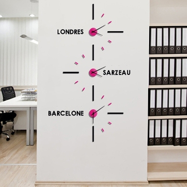 Horloge murale design MIAMI Horloge murale design MIAMI