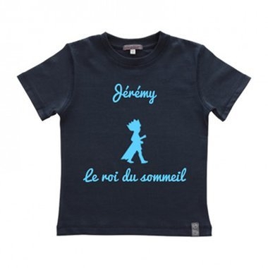 Pyjama personnalisé garçon bleu marine Pyjama personnalisé garçon bleu marine