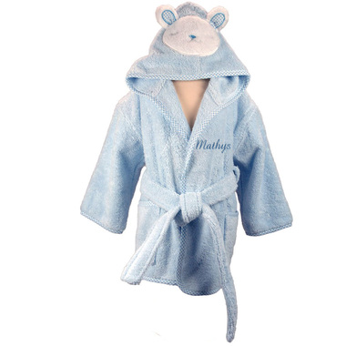 Peignoir mouton brodé Peignoir mouton brodé