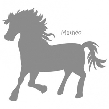 Stickers personnalisés poney Stickers personnalisés poney
