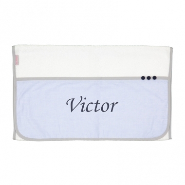 Serviette de toilette pacifique brodée Serviette de toilette pacifique brodée