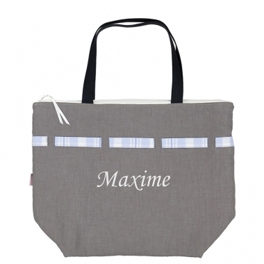 Sac de voyage Achille brodé Sac de voyage Achille brodé