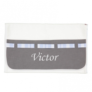 Serviette de toilette Achille brodée Serviette de toilette Achille brodée