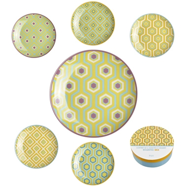 6 assiettes à dessert design Eclektic 6 assiettes à dessert design Eclektic
