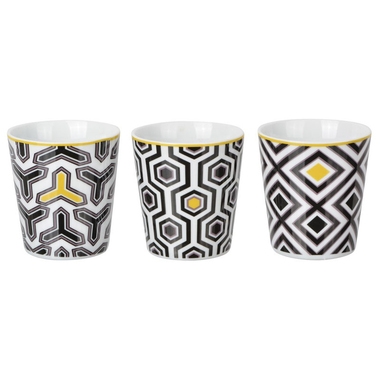 Lot de 3 gobelets design Eclektic Lot de 3 gobelets design Eclektic