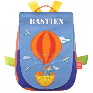 Sac à dos montgolfière brodé Sac à dos montgolfière brodé
