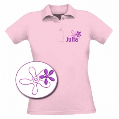 Polo de golf pour femme brodé Polo de golf pour femme brodé