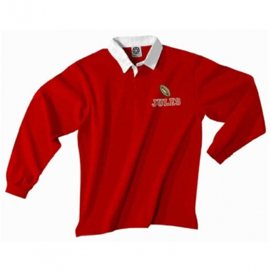 Un polo de rugby brodé à votre nom Un polo de rugby brodé à votre nom