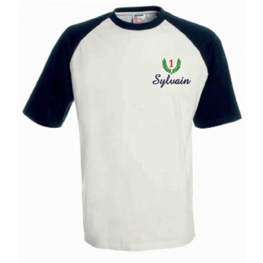 Le Tee Shirt brodé avec le motif de votre choix Le Tee Shirt brodé avec le motif de votre choix