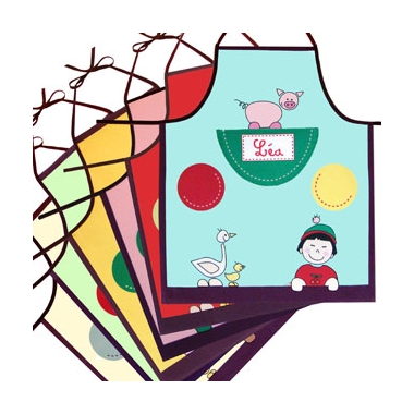 Le tablier pour enfant personnalisé à son prénom Le tablier pour enfant personnalisé à son prénom