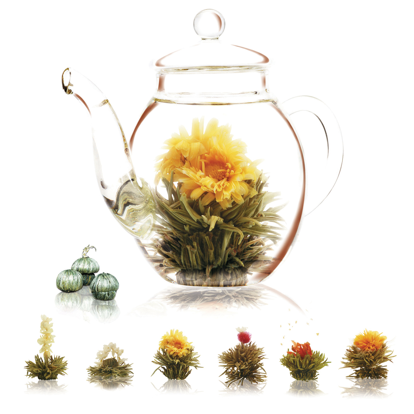Théière et Fleurs de thé