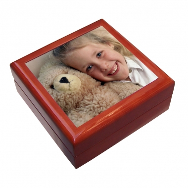 Boîte à bijoux personnalisée avec votre photo Boîte à bijoux personnalisée avec votre photo