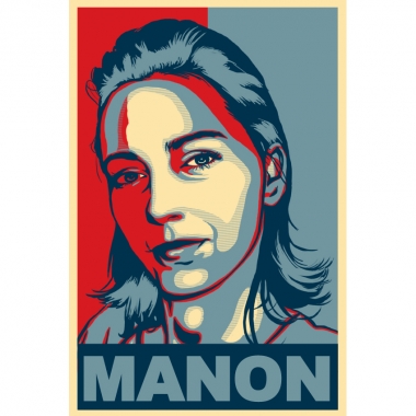 Portrait Pop'obama personnalisé pour femme Portrait Pop'obama personnalisé pour femme
