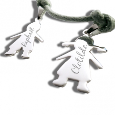 Bracelet chérubin gravé Bracelet chérubin gravé