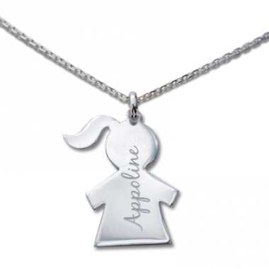 Pendentif chérubin fille Pendentif chérubin fille