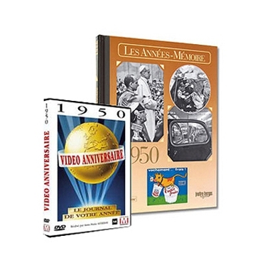 Pack livre et DVD année de naissance Pack livre et DVD année de naissance
