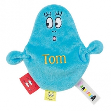 Mini doudou barbapapa brodé Mini doudou barbapapa brodé