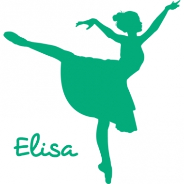 Stickers prénom danseuse Stickers prénom danseuse