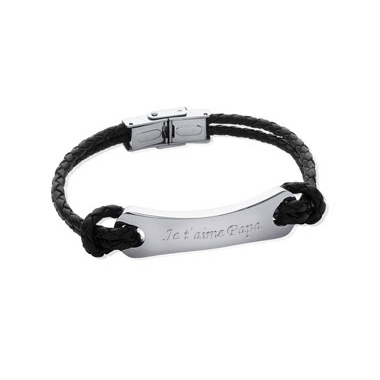 bracelet gourmette cuir bracelet gourmette cuir