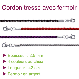 Cordons en coton tressé
