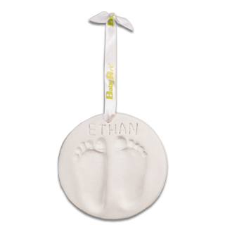 Médaillon empreintes bébé