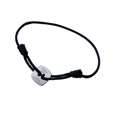 bracelet jeton carré bracelet jeton carré