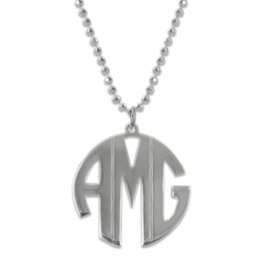 Pendentif initiales original Pendentif initiales original