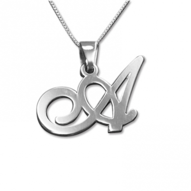 Pendentif initiale argent massif Pendentif initiale argent massif