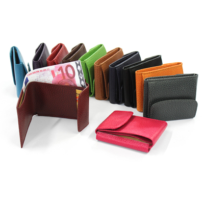 Porte monnaie et billets cuir personnalisé