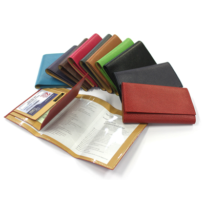 Porte papiers voiture cuir
