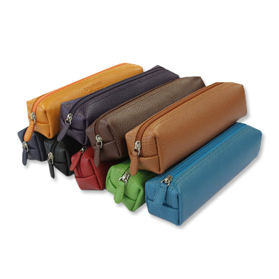 Trousse carrée cuir personnalisée