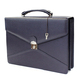 Serviette cuir 2 soufflets personnalisée